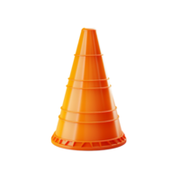 AI generated Traffic cone clip art png