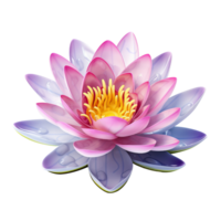 AI generated Water lily clip art png