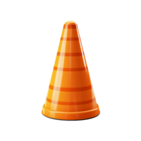 AI generated Traffic cone clip art png