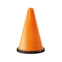 AI generated Traffic cone clip art png