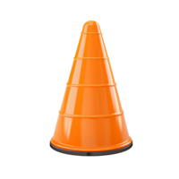 AI generated Traffic cone clip art png