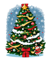 illustration d'arbre de noël png