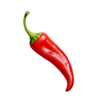 AI generated Red hot chili clip art png
