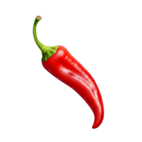 ai généré rouge chaud le Chili agrafe art png