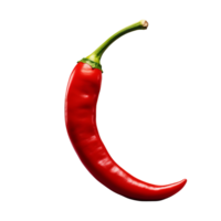 AI generated Red hot chili clip art png