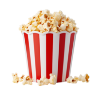 ai gegenereerd popcorn kuip klem kunst png