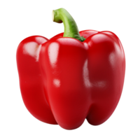 AI generated Red pepper clip art png