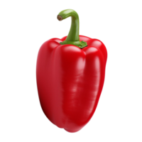 AI generated Red pepper clip art png