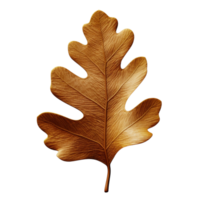 AI generated Oak leaf clip art png