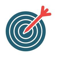 Mission Vector Glyph Two Color Icons For Personal And Commercial Use.