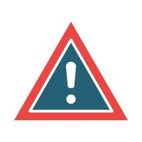 Warning Vector Glyph Two Color Icons For Personal And Commercial Use.