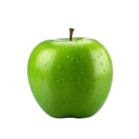 AI generated Green apple clip art png