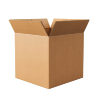 AI generated Opened cardboard box clip art png