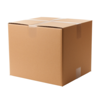 AI generated Cardboard box clip art png