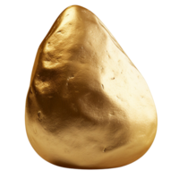 AI generated Gold stone clip art png