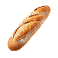 AI generated French loaf bread clip art png