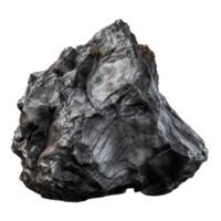 AI generated Coal stone clip art png