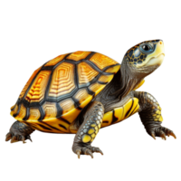 ai gegenereerd schattig baby schildpad klem kunst png