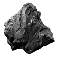 AI generated Coal stone clip art png