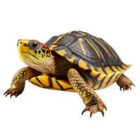 AI generated Cute baby turtle clip art png