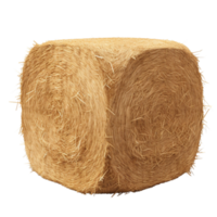 AI generated Straw bale clip art png