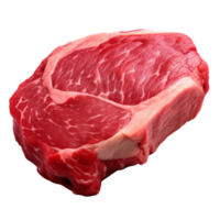 AI generated Raw beef stake clip art png