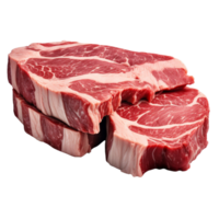 AI generated Raw beef stake clip art png