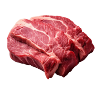 AI generated Raw beef stake clip art png