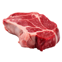 AI generated Raw beef stake clip art png