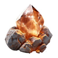 AI generated Magical stone clip art png