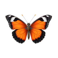 AI generated Colored butterfly clip art png