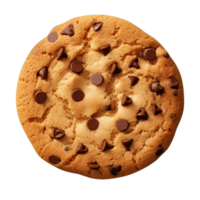 AI generated Cookies with chocolate chips clip art png