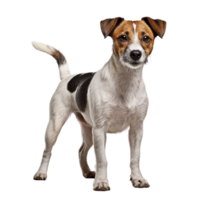 ai gegenereerd hond staand klem kunst png