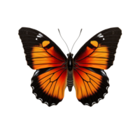 AI generated Colored butterfly clip art png