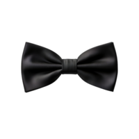 AI generated Black bow tie clip art png