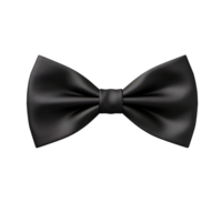 AI generated Black bow tie clip art png