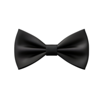 AI generated Black bow tie clip art png