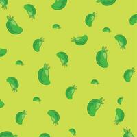 background design with patterns of fruit and vegetables, in vector illustration