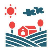 Farm Vector Glyph Two Color Icons For Personal And Commercial Use.