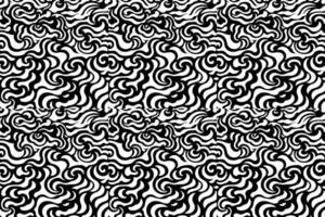 Black and White Swirl Pattern Abstract Background vector