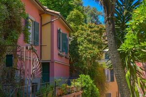 ver a grandioso palacios un edificios a el más modesto apartamentos, puertofino, Italia foto