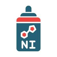 Nicotine Vector Glyph Two Color Icons For Personal And Commercial Use.