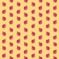 background design with patterns of fruit and vegetables in vector illustration