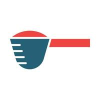 Scoop Vector Glyph Two Color Icons For Personal And Commercial Use.