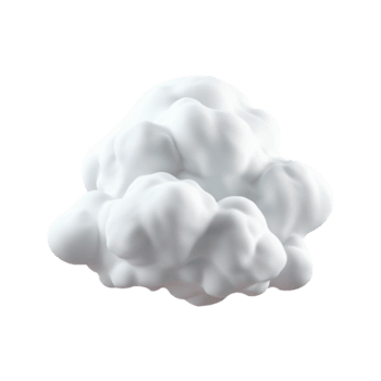 ai generato 3d nube calcolo concetto su isolato trasparente sfondo png. generato con ai png