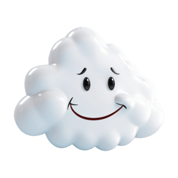 ai generato 3d nube calcolo concetto su isolato trasparente sfondo png. generato con ai png