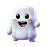 AI generated 3D character a happy children with halloween costume on isolated transparent background png. Generated with AI png