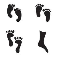 Foot and care icon logo template  Foot and ankle healthcare vector