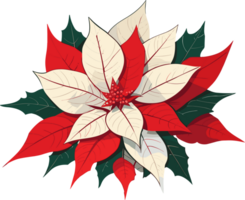 ai generato poinsettia clipart - Natale clipart png