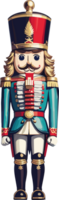 AI generated Christmas nutcracker doll png